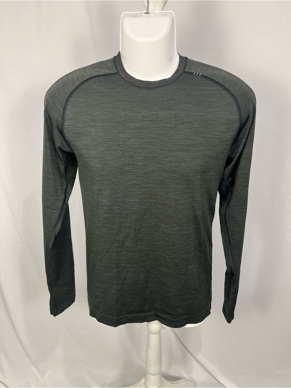 lululemon athletica Men's Long Sleeve Crew - Dark Charcoal